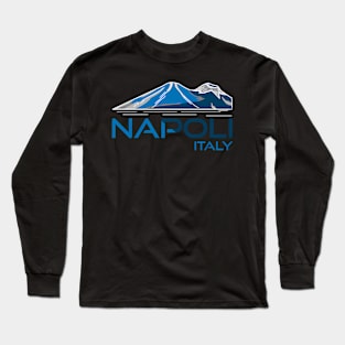 Napoli Italy Mt Vesuvius Long Sleeve T-Shirt